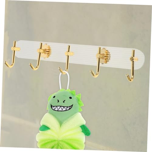 Bathroom Towel Hook No Glue Heavy Duty Mop Organizer