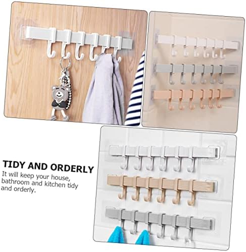3-Piece Self-Adhesive Towel Rack for Kitchen Bathroom Storage