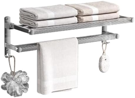 Towel Shelf Acrylic Wall Mounted Rack 50cm