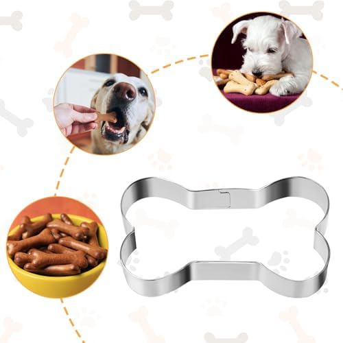 9PCS Dog Bone Cookie Cutter Set for Treats and Baking