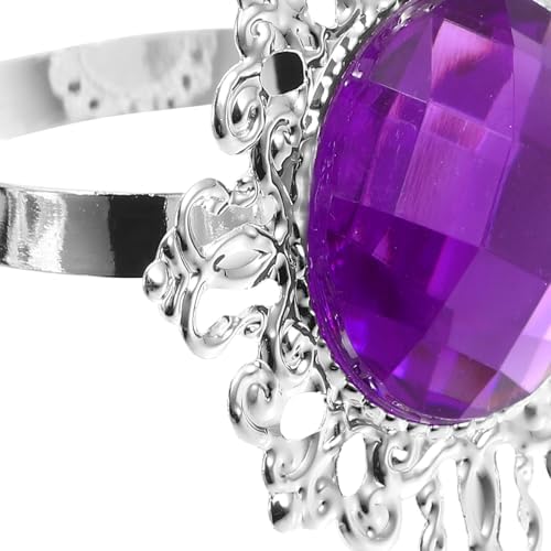 FRCOLOR 12-Piece bling Napkin Rings