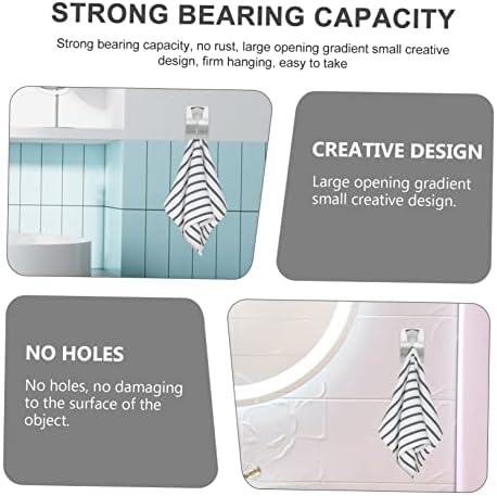 4-Pack Wall-Mounted Stainless Steel Towel Bar