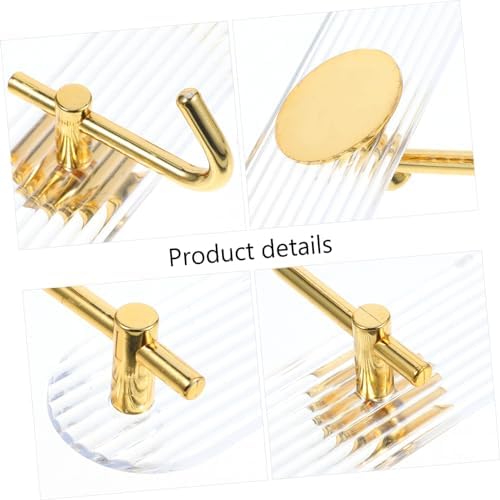 Stylish Towel Holder for Bathroom No-Tool Wall Mount by Cabilock