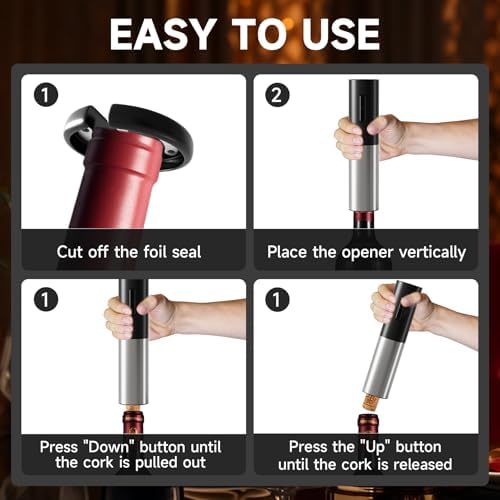 Sleek and powerful for popping corks