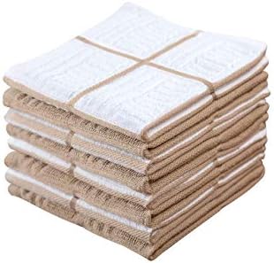 Sticky Toffee Reusable Cotton Dishcloth Set
