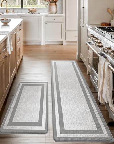 Durable Anti-Fatigue Kitchen Mat Set for Standing Desks and Multi-Use