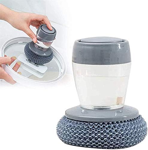 Deysen Kitchen Soap Dispensing Palm Brush 2 in 1