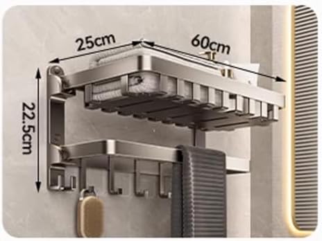 Space Aluminum Towel Shelf Unique