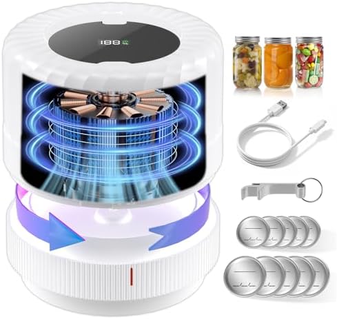 SelePow VP06 Mason Jar Vacuum Sealer Electric Cordless Handheld