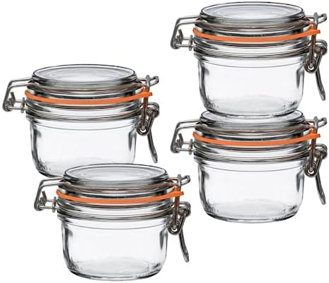 Le Parfaits 4-Pack 125ml Glass Jars