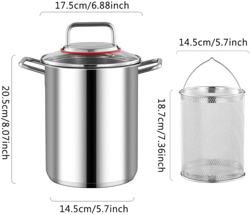 Stainless Steel Asparagus Steamer Pot 35L 55L