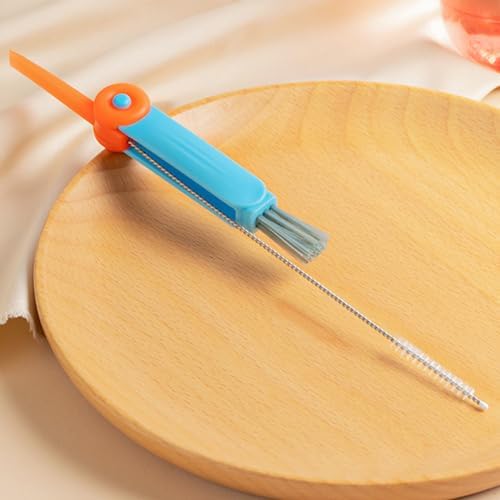 3 in 1 Cup Lid Cleaning Brush Set - Blue