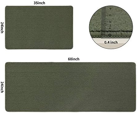 Sturdy 24x35 24x60 Inch Kitchen Rugs for Durable Spill Prevention