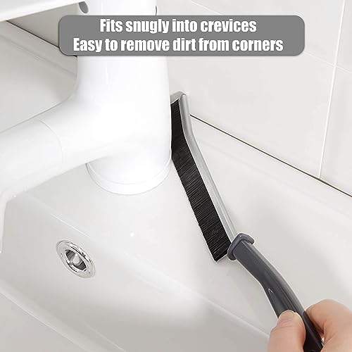 Crevice Cleaning Brush Set - 3 Pack for Multiple Surfaces