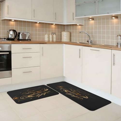 Golden Dragon Non-Slip Kitchen Rugs for Kitchen Office Use