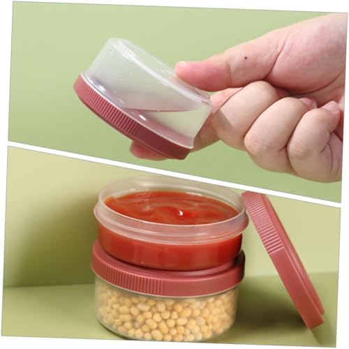 Cabilock 6-Piece Salad Dressing Containers