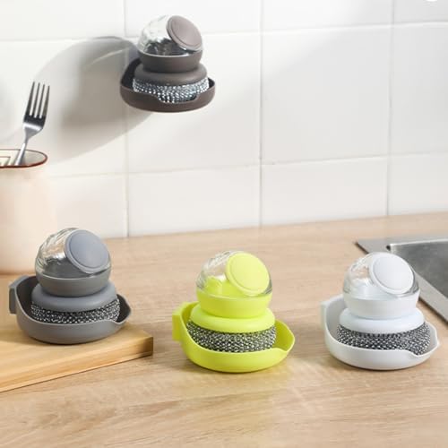 Pro 2-Piece Pot and Kitchen Cleaning brushes Ergonomic Design