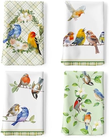 Elegant Birds Tea Towels