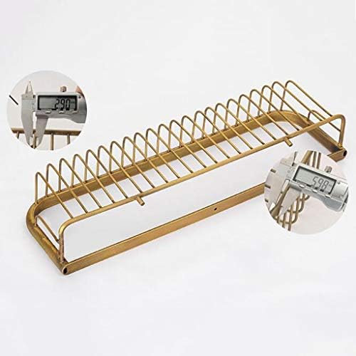 LUCEAE Full Copper Antique Towel Racks Wall Mounted