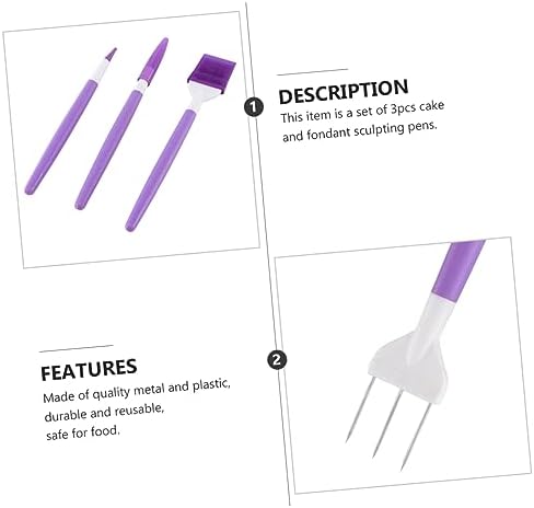DECHOUS Cookie Carving Tool Set for Cake Decorating