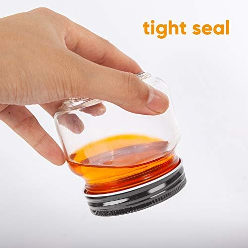 24-Piece High-Quality Mason Jars Airtight Durable for Kitchen Canning
