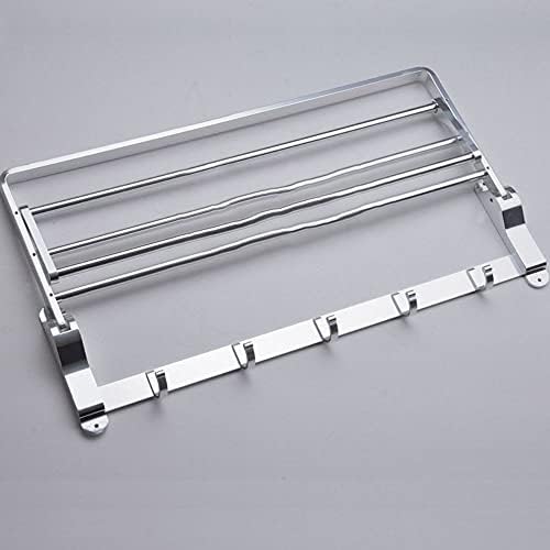 Bathroom Towel Rack Wall Mounted 48-58Cm Holder