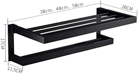 LUCEAE Foldable Aluminum Towel Rack 38cm