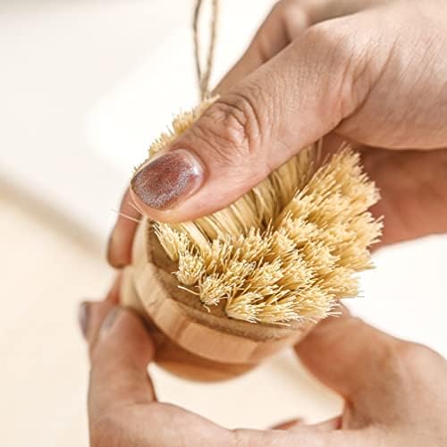 CALLARON Multipurpose Dish Brush with Bamboo Handle