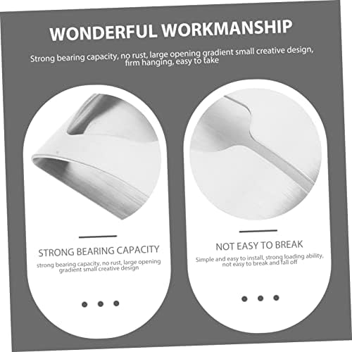 4-Pack Wall-Mounted Stainless Steel Towel Bar