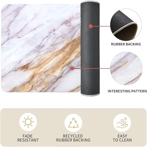 Marble Kitchen Mats 2 PCE