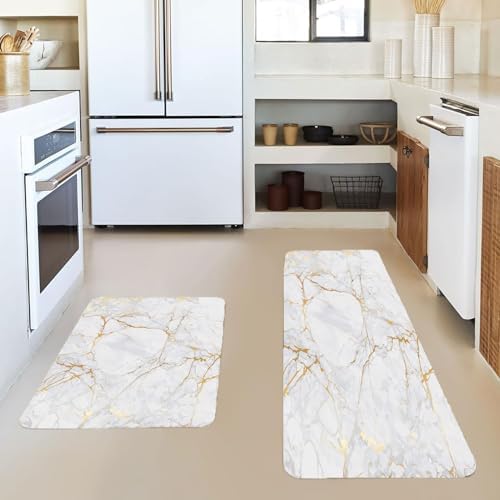 VBTGVE 2-Piece Anti-Fatigue Kitchen Mat Set