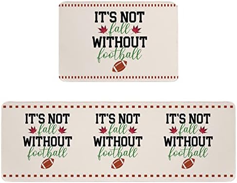 American Football Kitchen Rugs x2 Set