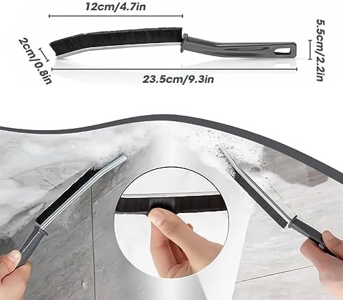 Huaerle 3-Piece Multifunctional Cleaning brushes for Bath Kitchen Windows