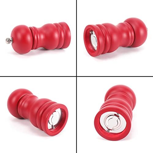 Premium Manual Salt Pepper Grinder Set with Adjustable Coarseness