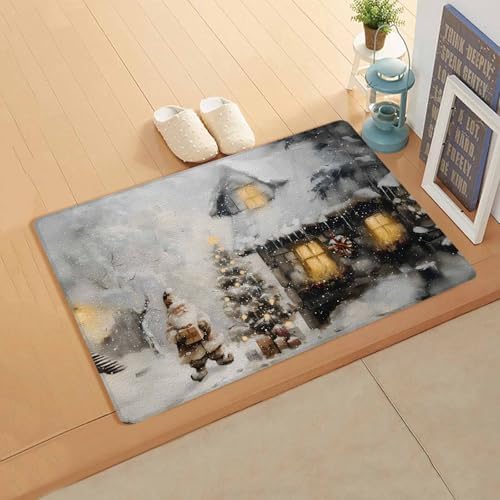 Affordable Christmas Kitchen Area Mat