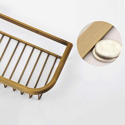 LUCEAE Full Copper Antique Towel Racks Wall Mounted
