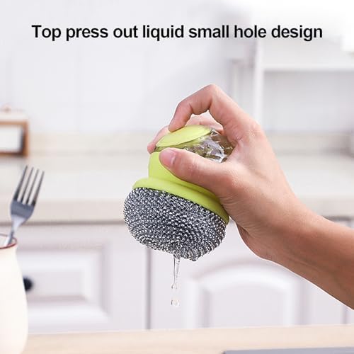 Pro 2-Piece Pot and Kitchen Cleaning brushes Ergonomic Design