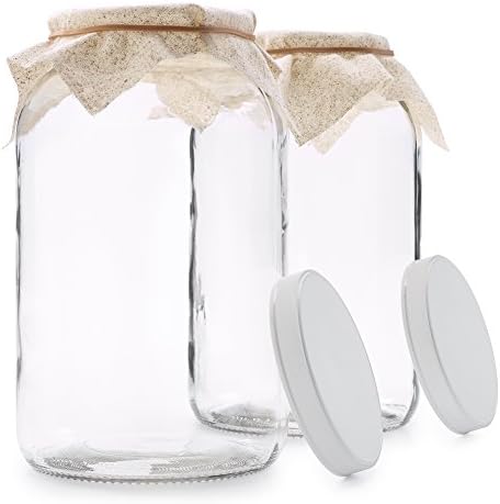 1790 Large Glass Jars with Lid