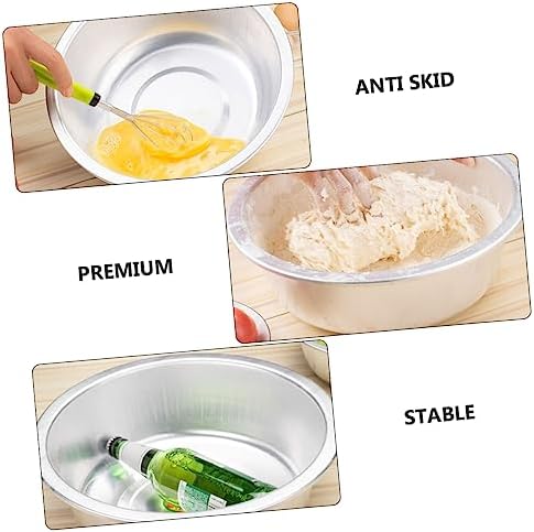 Large Heavy-Duty Aluminum Soup Plate for Kitchen Use