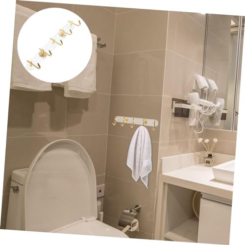 Stylish Towel Holder for Bathroom No-Tool Wall Mount by Cabilock