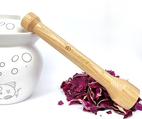 14 Inch Ash Tree Wood Sauerkraut Pounder for Mason Jars
