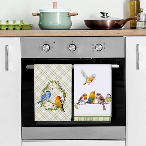 Elegant Birds Tea Towels