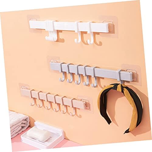3-Piece Self-Adhesive Towel Rack for Kitchen Bathroom Storage