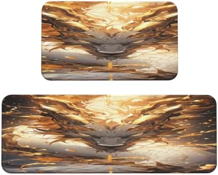 Double-Stay Standing Kitchen Mat for Home Kitchen