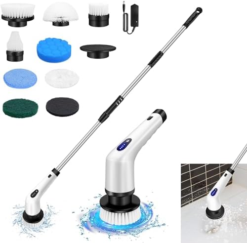 10-in-1 Electric Spin Scrubber Cordless