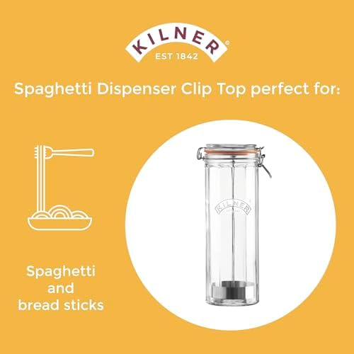 Kilner Facetted Glassware Spaghetti Jar