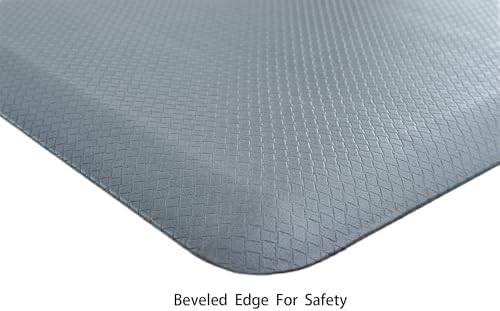 OnesCosy Anti Fatigue Kitchen Mat 173x28 Grey