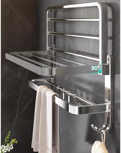 Thickened Stainless Steel Towel Rack for Bathroom Storage