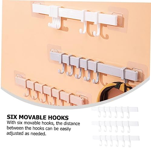 3-Piece Self-Adhesive Towel Rack for Kitchen Bathroom Storage