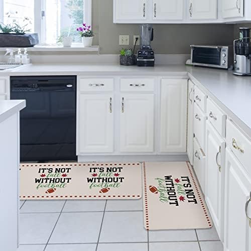 American Football Kitchen Rugs x2 Set